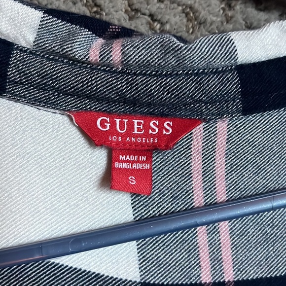 Plaid Guess Button Down - Picture 2 of 3